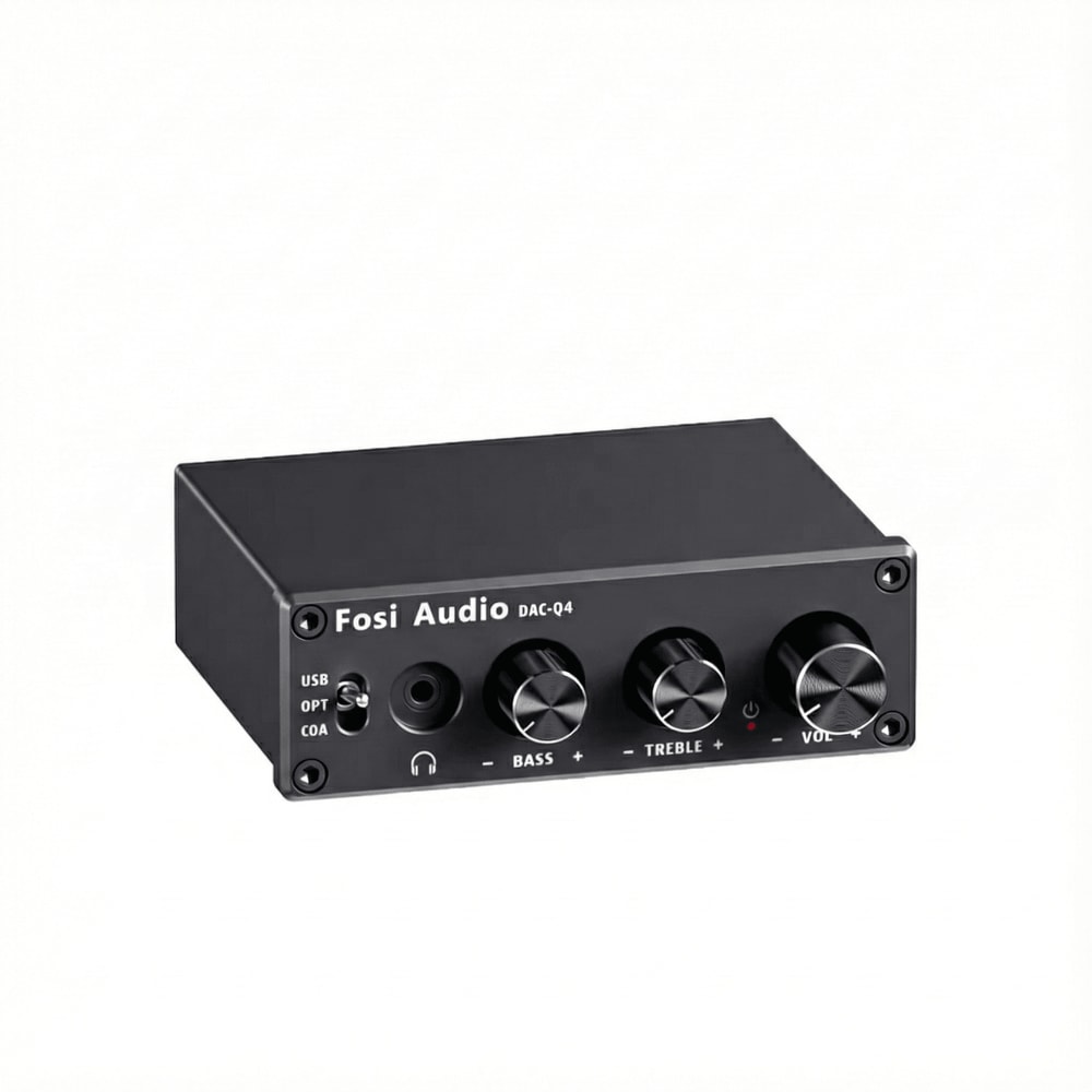 USB Gaming DAC Headphone Audio Converter Adapter For Active Speakers 0