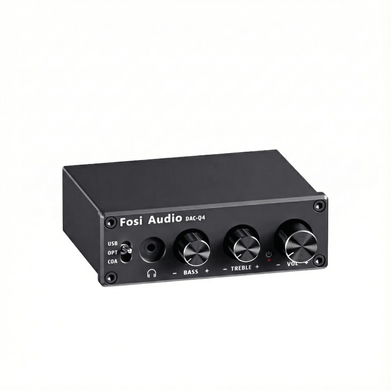 USB Gaming DAC Headphone Audio Converter Adapter For Active Speakers 0