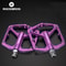 Aluminum Alloy Bike Pedals Antislip Onepiece MTB Road Cycling Pedals With Sealed Bearings 0