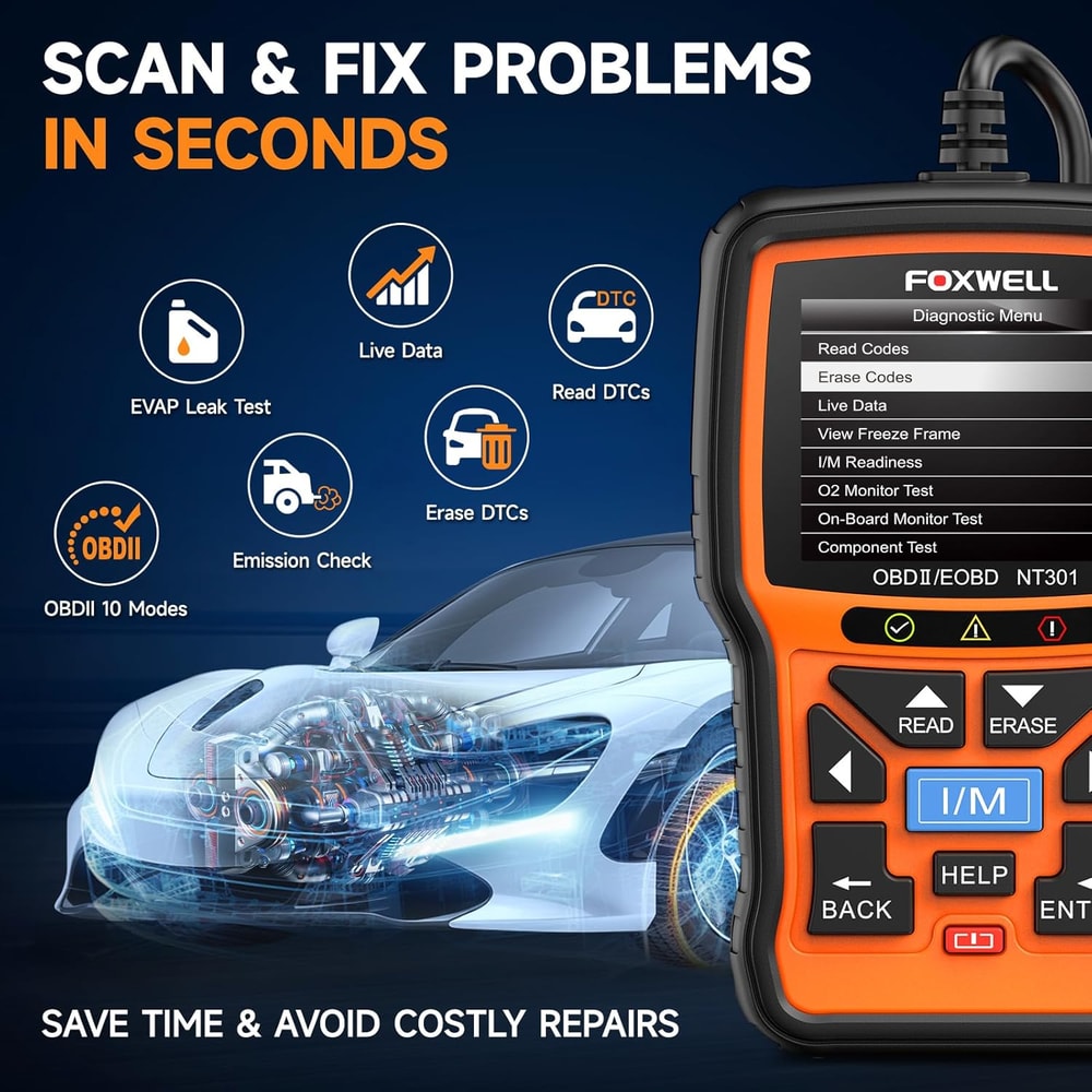 Professional Scanner Check Engine Code Reader Automotive Diagnostic Tools 2