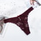 Women Sexy SeeThrough Thongs Briefs LowWaist Sexy Breathable Lace Panties Embroidery Crotch Hollow 4