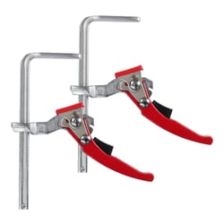 quick release clamp, ratcheting table clamp, guide rail system, bar clamp