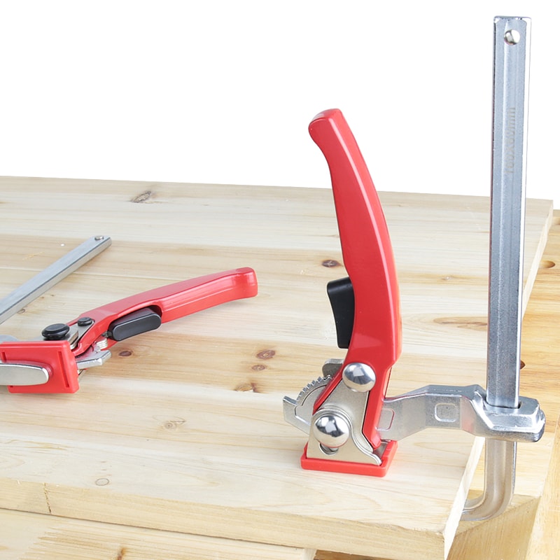 Quick Release Clamp Ratcheting Table Clamp Guide Rail System Bar Clamp 3
