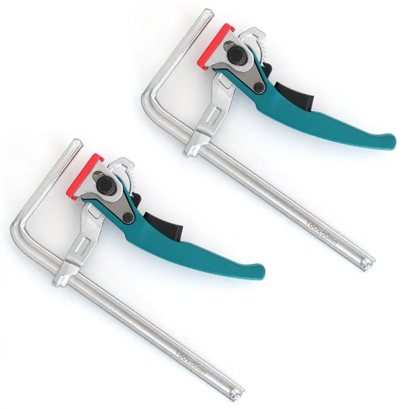 Quick Release Clamp Ratcheting Table Clamp Guide Rail System Bar Clamp 6