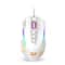 White RGB Gaming Mouse, Wired Optical with 11 Programmable Buttons