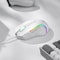 White RGB Gaming Mouse, Wired Optical with 11 Programmable Buttons