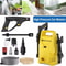 High Pressure Washer with Adjustable Lance, 7m Hose for Cars, Gardens, Terraces