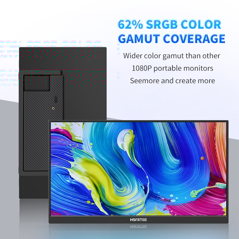 Portable Monitor FHDIPS Panel Second Screen For Laptop Gaming With Type C HDMI 2