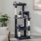 Indoor Cat Tree With 5 Levels Large Hammock Sisal Scratching Posts Cozy Condo And Top Perch For Lar 2