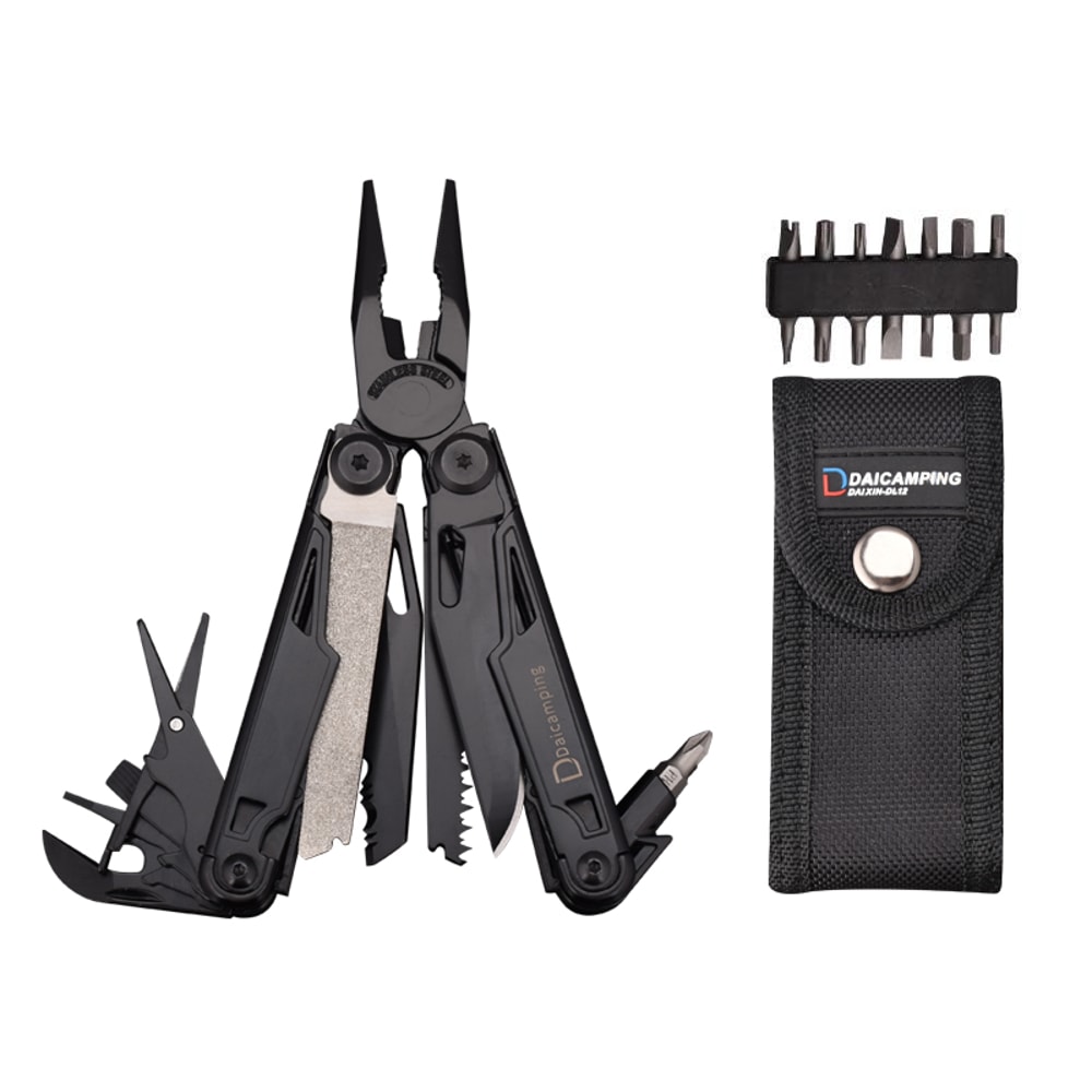 Multitools Cable Clip Multifunctional Clamps Multi Pliers Folding Knife 5