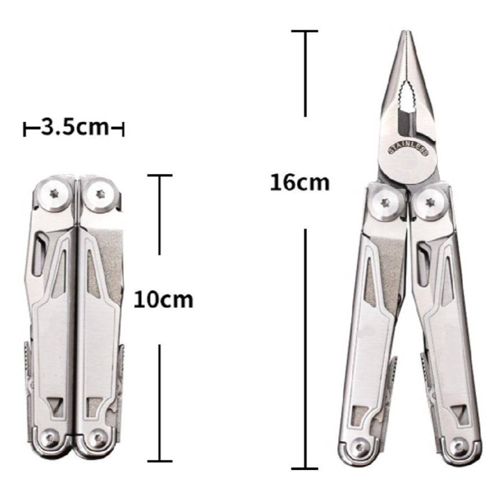 Multitools Cable Clip Multifunctional Clamps Multi Pliers Folding Knife 2