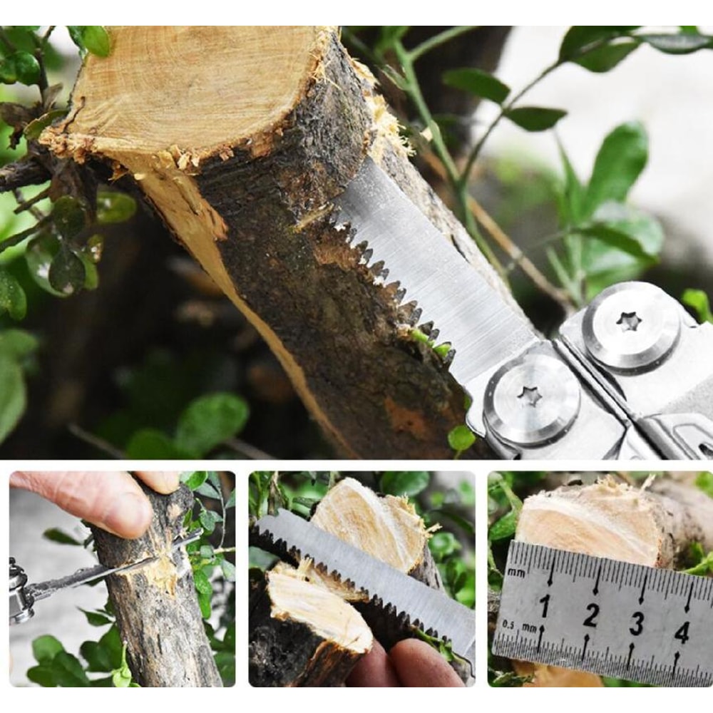 Multitools Cable Clip Multifunctional Clamps Multi Pliers Folding Knife 3