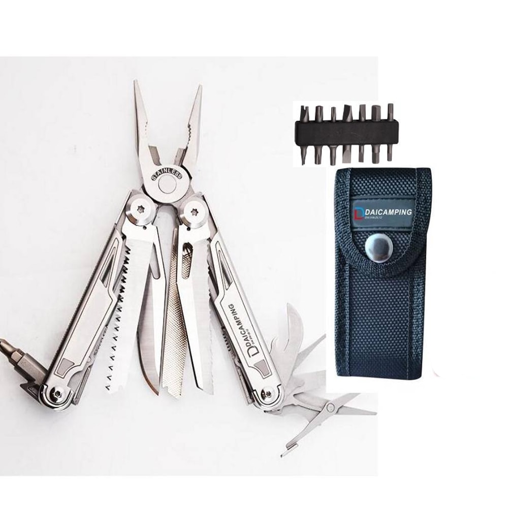 Multitools Cable Clip Multifunctional Clamps Multi Pliers Folding Knife 6