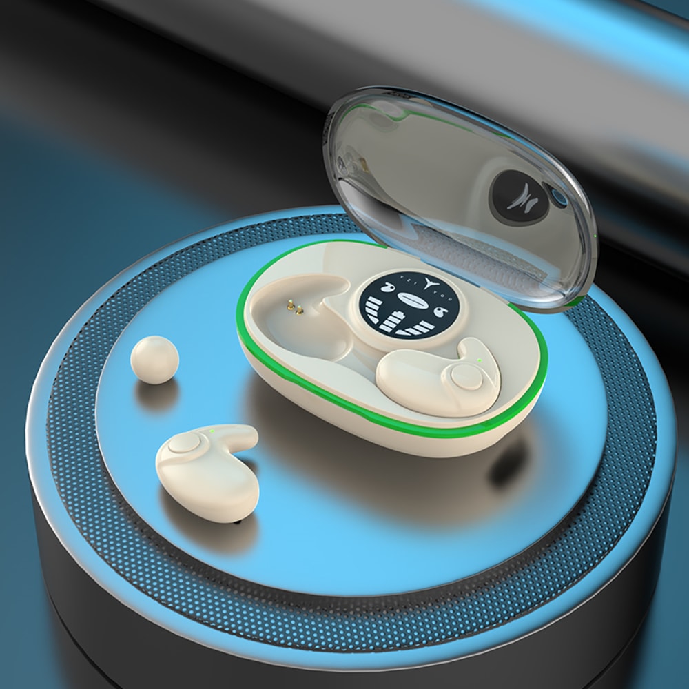 Wireless Bluetooth Invisible Sleep Earphones, Noise Reduction Touch Control Headsets, IPX5 Waterproof Earbuds