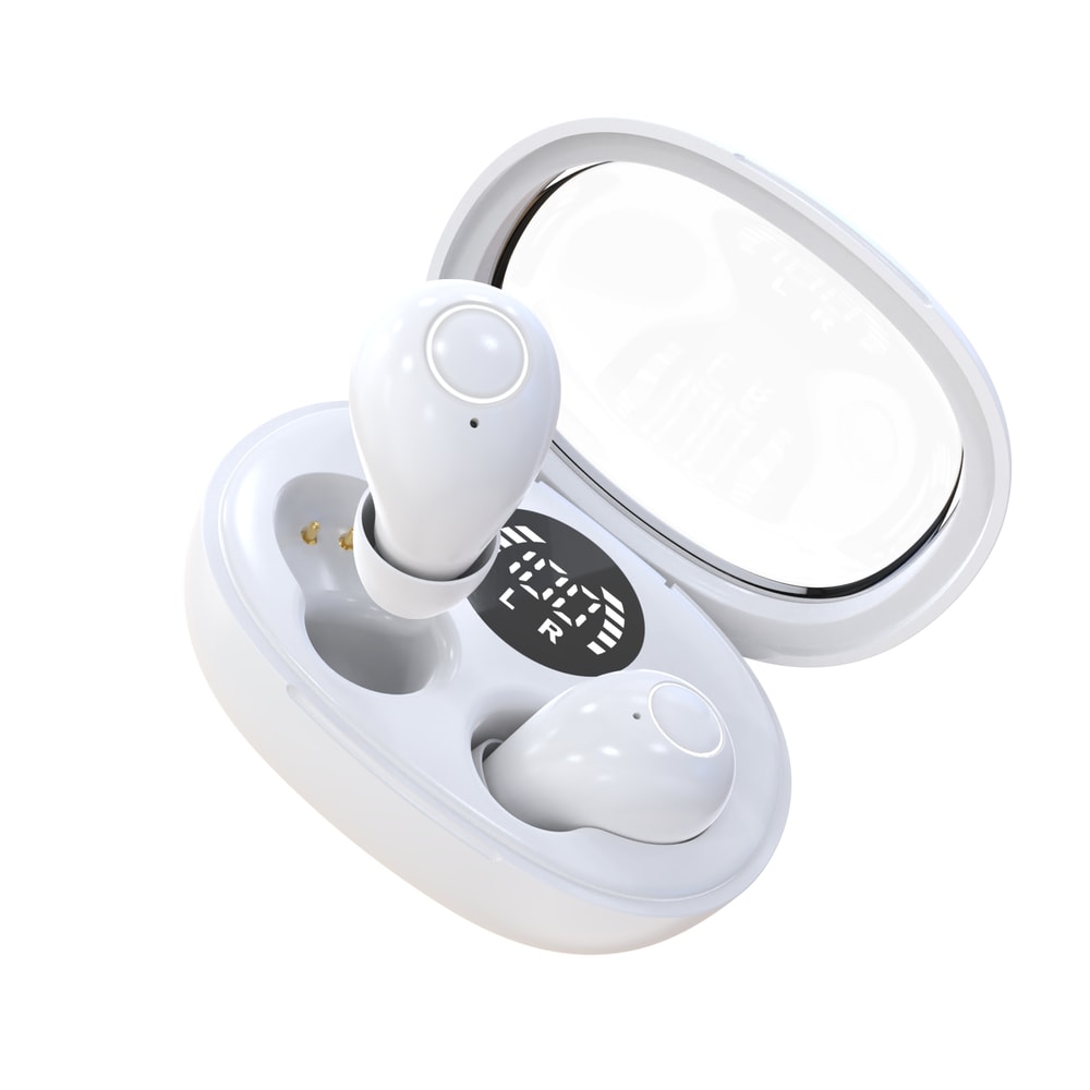 Smallest Tiny Earbuds, Invisible Sleep Wireless Bluetooth Headset with Mic for Comfort