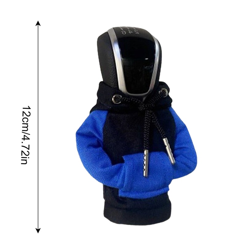 Gearshift Cover Hoodie Car Gear Shift Lever Cover Sweatshirt Gear Knob Sweater Car Interior Decorat 5