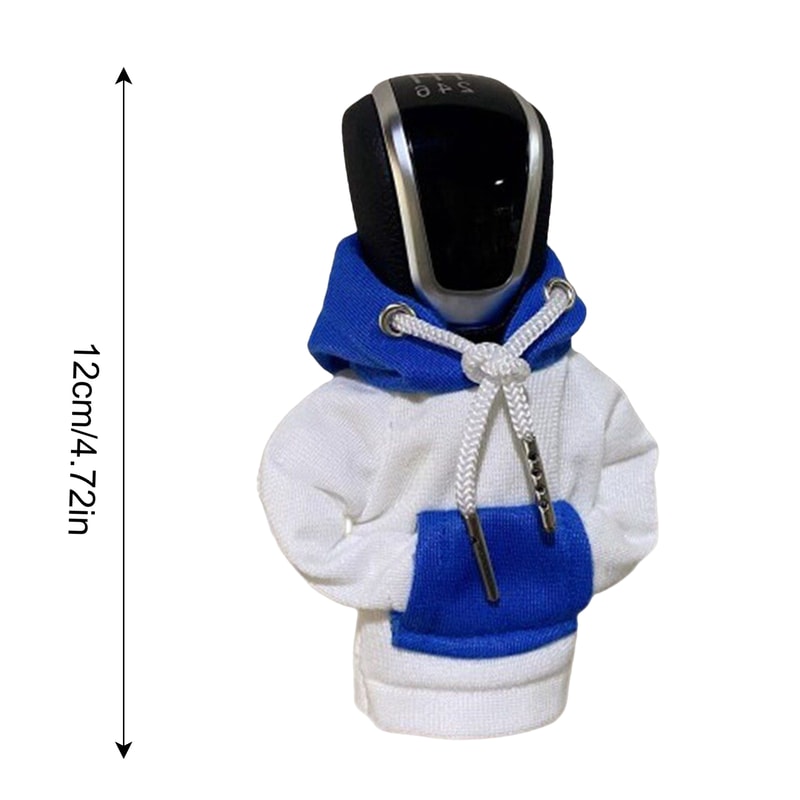 Gearshift Cover Hoodie Car Gear Shift Lever Cover Sweatshirt Gear Knob Sweater Car Interior Decorat 6