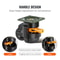 Leveling Casters With Handle Design Heavy Duty Swivel Caster Wheels For Height Adjustable Feet 1