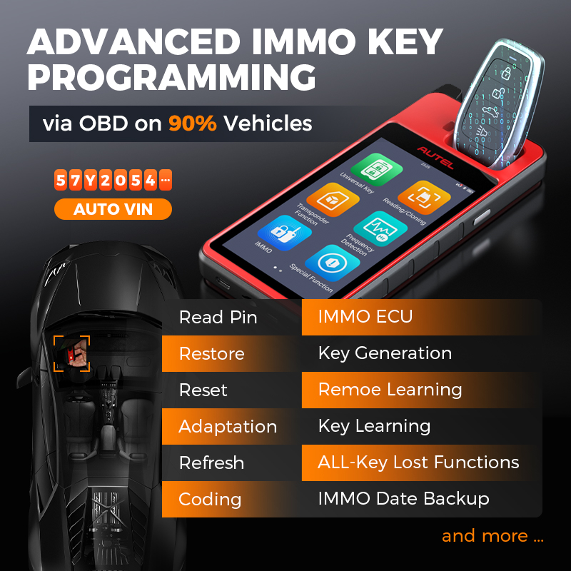 Key Creation IMMO Learning Tool Key Fob Programmer Immobilizer Chip Read Write Cloning 2