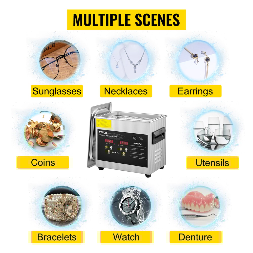 Portable Washing Machine Ultrasonic Cleaner Upgraded Dishwasher Ultrasound Home Appliances For Quic 1