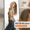 Leaning WallMounted Mirror Full Body Standing Mirror With Aluminum Alloy Frame For Living Room 3