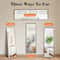 Leaning WallMounted Mirror Full Body Standing Mirror With Aluminum Alloy Frame For Living Room 5