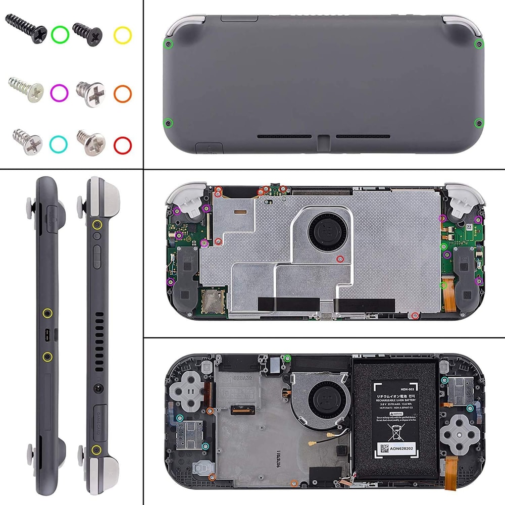 Custom Replacement Shell With ABXY Buttons Screen Protector For Nintendo Switch Lite Handheld Contr 5