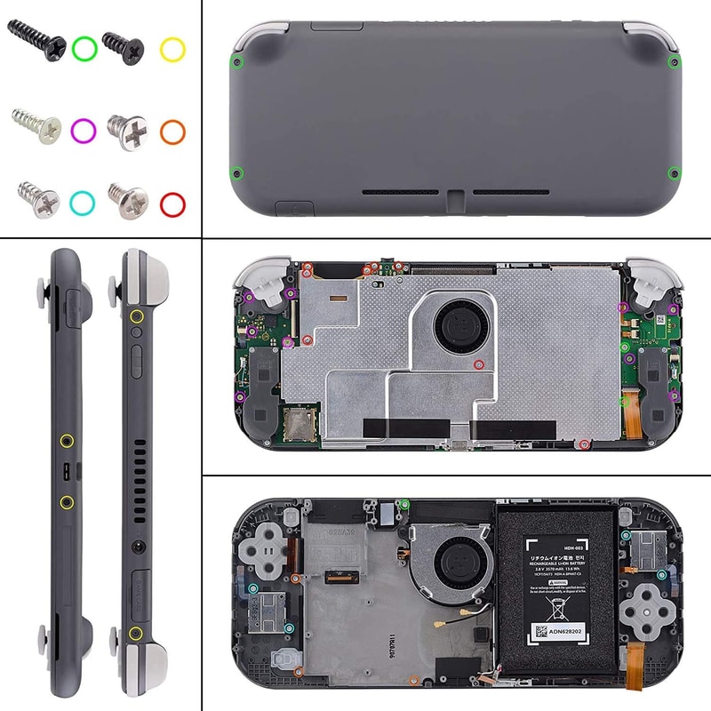 Custom Replacement Shell With ABXY Buttons Screen Protector For Nintendo Switch Lite Handheld Contr 5
