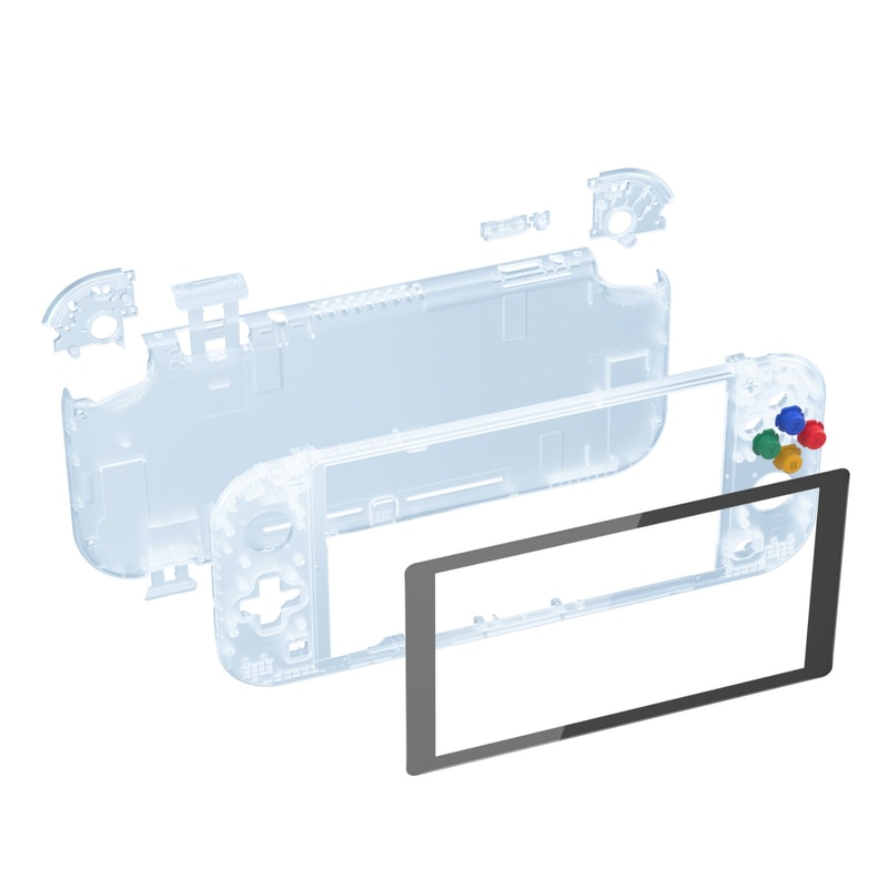 Custom Replacement Shell With ABXY Buttons Screen Protector For Nintendo Switch Lite Handheld Contr 8