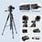 Aluminum Phone Travel Self Tripod With Pan Head Mount For Canon Nikon DSLR Camera
