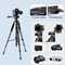 Aluminum Phone Travel Self Tripod With Pan Head Mount For Canon Nikon DSLR Camera