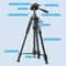 Aluminum Phone Travel Self Tripod With Pan Head Mount For Canon Nikon DSLR Camera