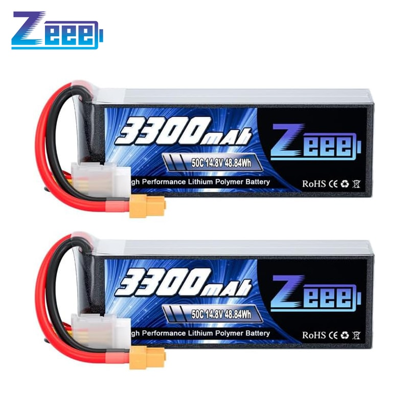 Lipo FPV Drone Battery XT60 Plug For RC Car Trucks Helicopters Model Parts 0