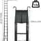 Aluminum Extending Roof Ladder, Heavy Duty Telescopic Ladders With Hooks, Indoor Outdoor Multi Purpose Ladder