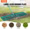 Heavy duty Lawn Leveling Rake, steel extended handle lawn leveler for garden, golf lawn, farm care