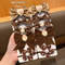 Rubber Band Hair Accessories Bow Flower Hair Rings Suitable For Daily Use Stylish Hair Ties 0