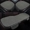 Burlap Car Seat Cushion Three Piece Set Natural Fiber Auto Seat Protection Kit 4