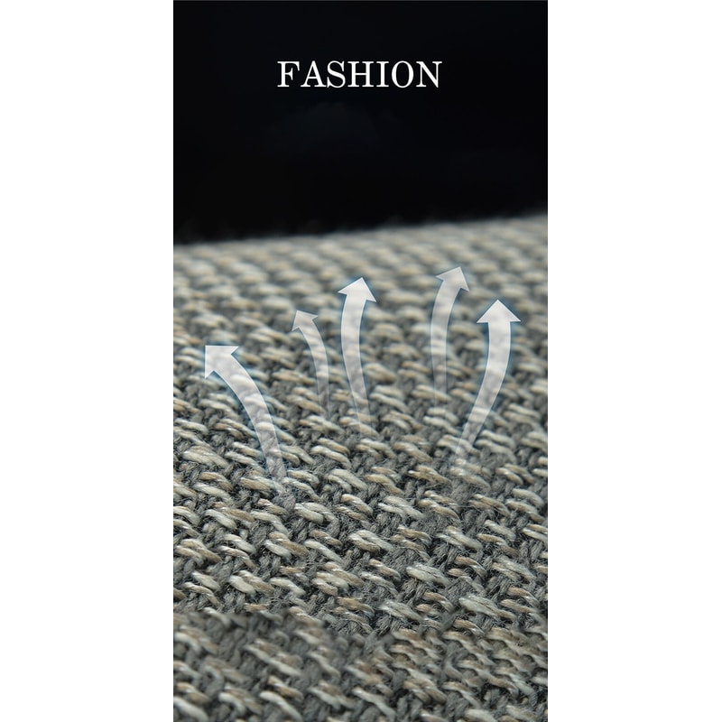 Burlap Car Seat Cushion Three Piece Set Natural Fiber Auto Seat Protection Kit 1