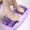 Multi Point Foot Roller Massager Purple Color Magnetic Beads Deep Therapy Rubbing For Feet Care 0