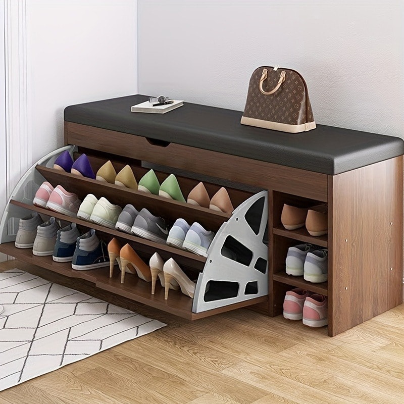Stainless Steel Flip Shoe Cabinet Accessories, Thickened Hidden Flip Rack Hardware for Shoe Cabinets