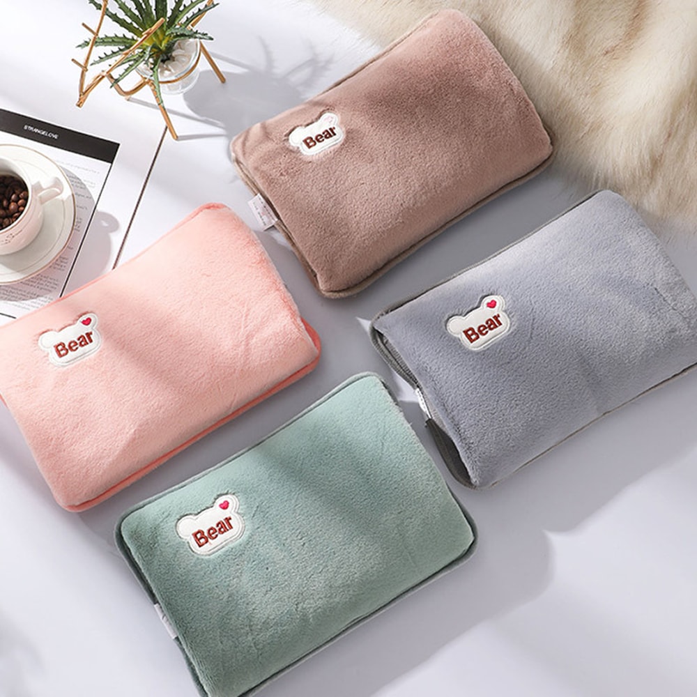 Electric Hand Pocket Warmer Rechargeable Hot Water Bottle Cute Reusable Heating Pad Hot Compress Ba 2