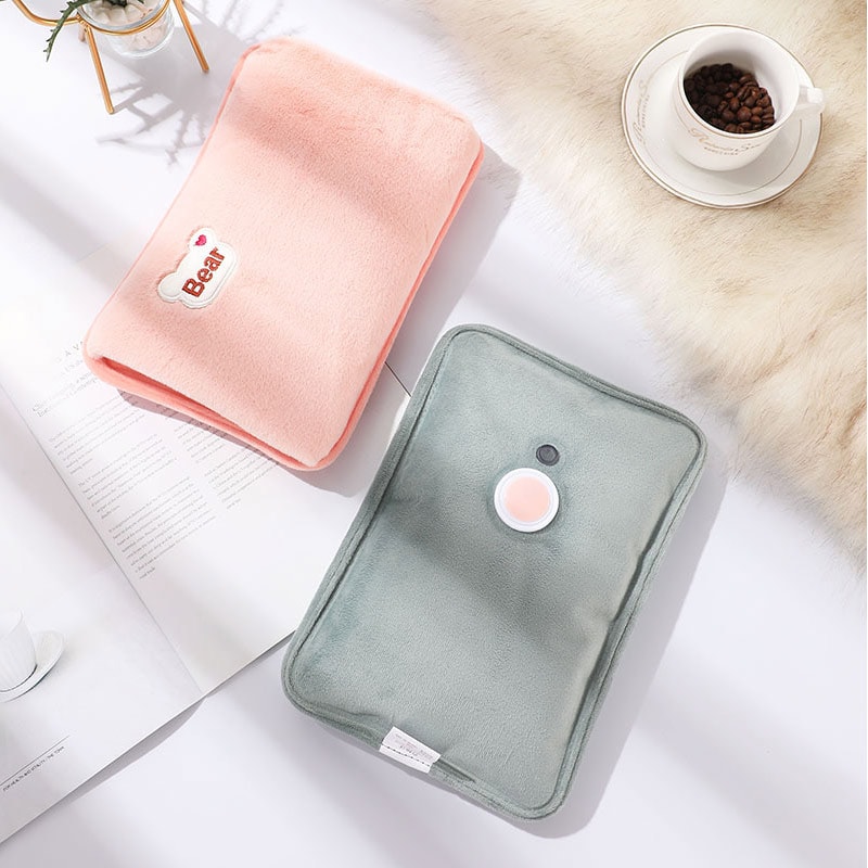 Electric Hand Pocket Warmer Rechargeable Hot Water Bottle Cute Reusable Heating Pad Hot Compress Ba 3