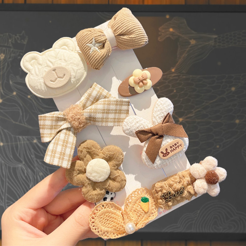 Cute Headdress Girl Hairpins Childrens Plush Hair Clip For Autumn And Winter Baby Hair Accessory Hi 3