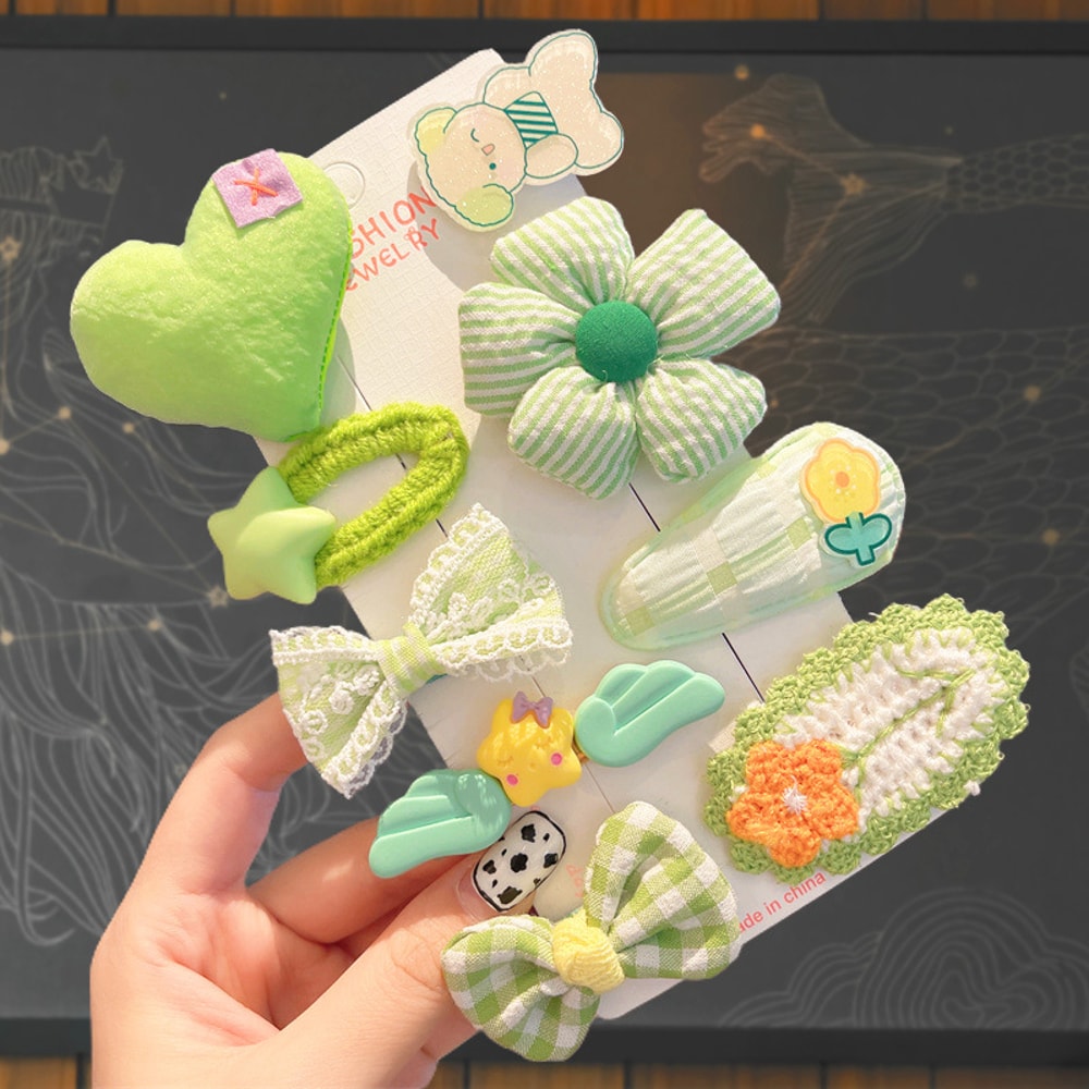 Cute Headdress Girl Hairpins Childrens Plush Hair Clip For Autumn And Winter Baby Hair Accessory Hi 9