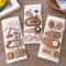 Baby Hair Drop Clips Korea Fashion, Coffee Warm Color Wool Knit Hairpins, Kid Girls Cotton BB Hair Clamp Barrettes