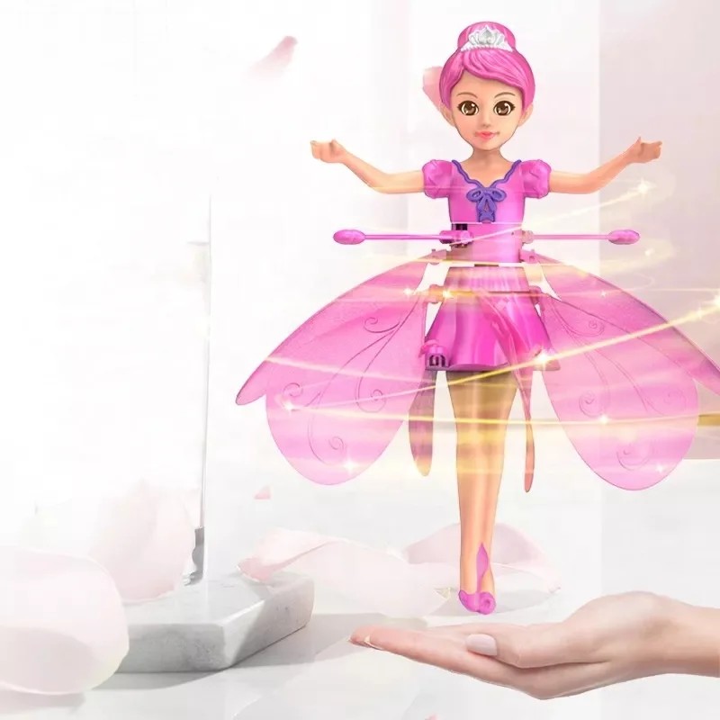 Rotating Flying Toy Gesture Induction Childrens Flying Doll Dancing Simulation Helicopter Luminous 4