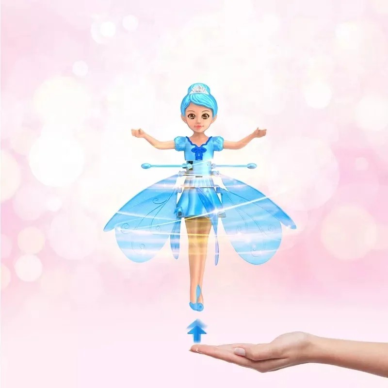 Rotating Flying Toy Gesture Induction Childrens Flying Doll Dancing Simulation Helicopter Luminous 1
