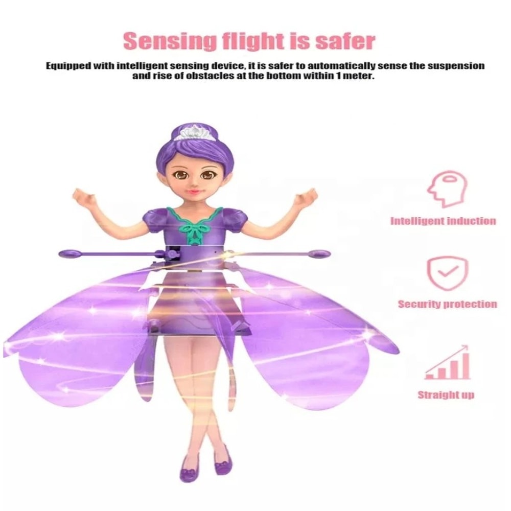 Rotating Flying Toy Gesture Induction Childrens Flying Doll Dancing Simulation Helicopter Luminous 2