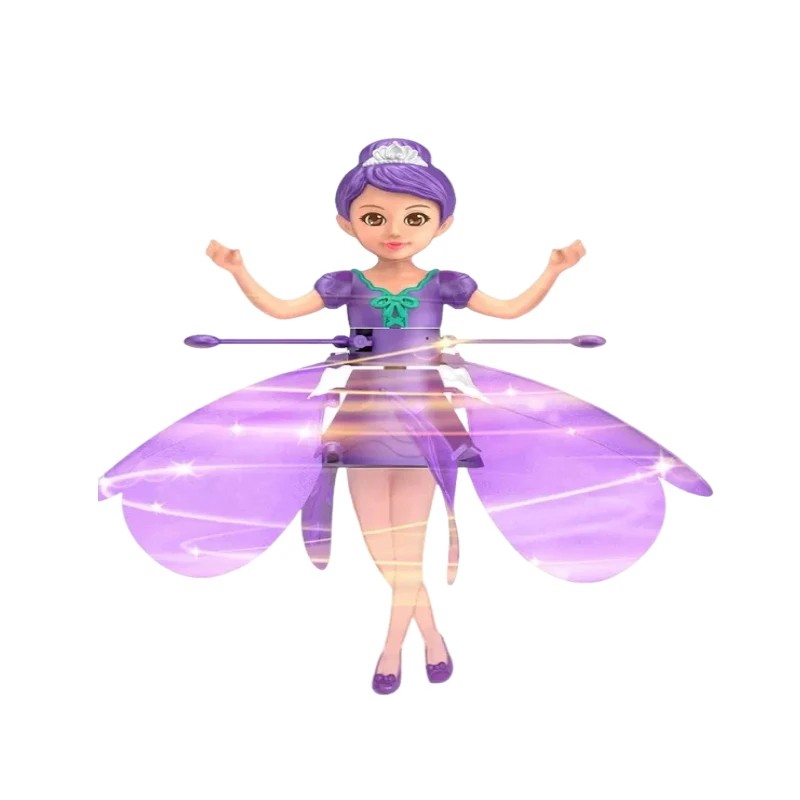Rotating Flying Toy Gesture Induction Childrens Flying Doll Dancing Simulation Helicopter Luminous 3