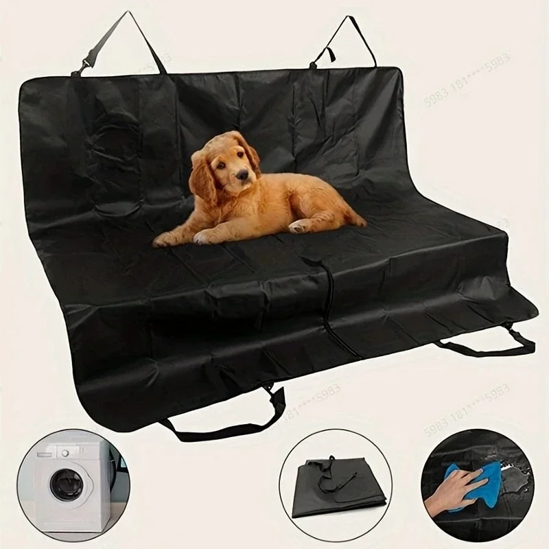 Pet Travel Dog Carrier, Oxford Cloth Car Seat Cover, Car Trunk Mat SUV Liner for Dogs
